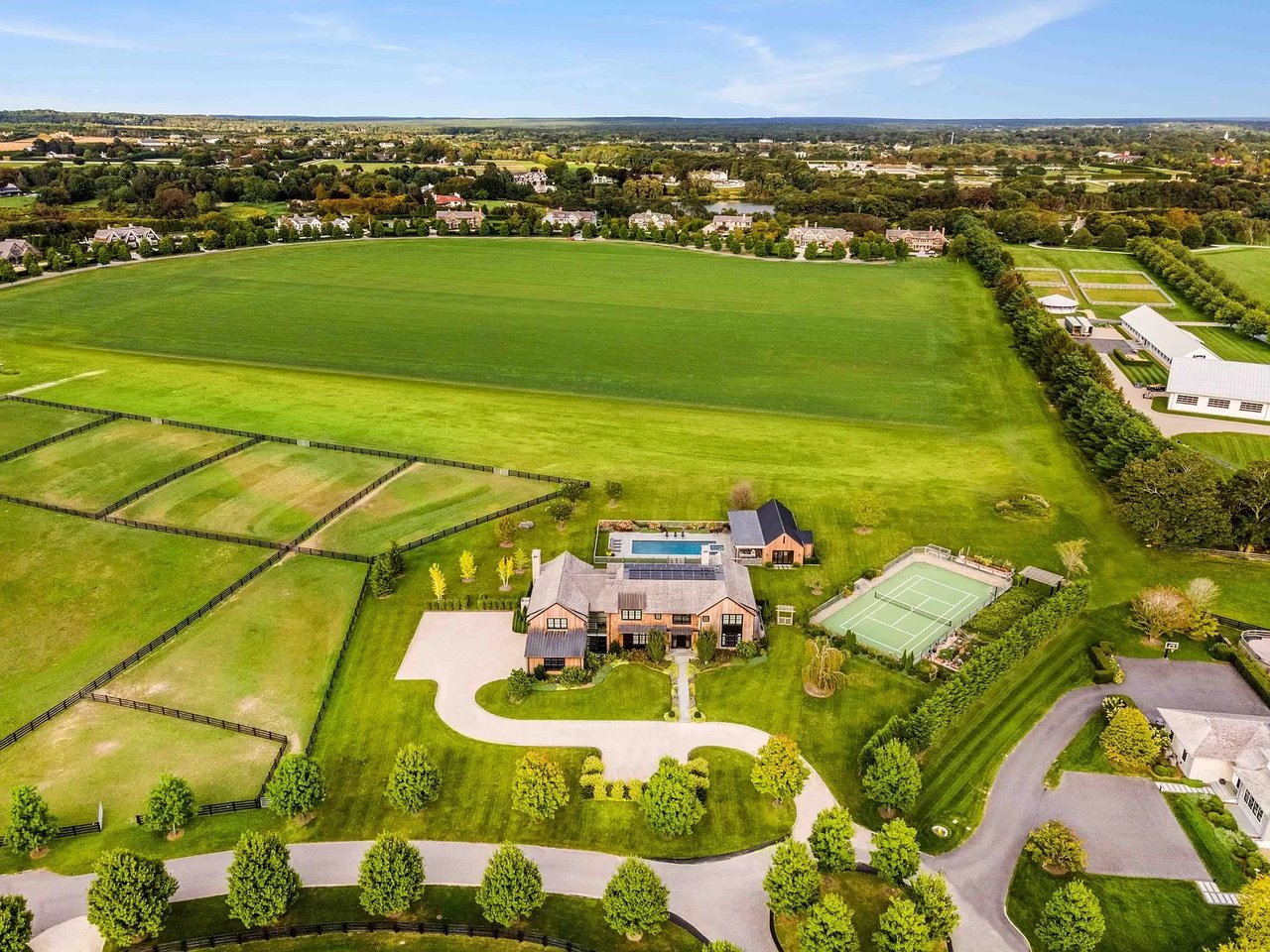 Newly Constructed Estate on 65 Acre Horse Farm