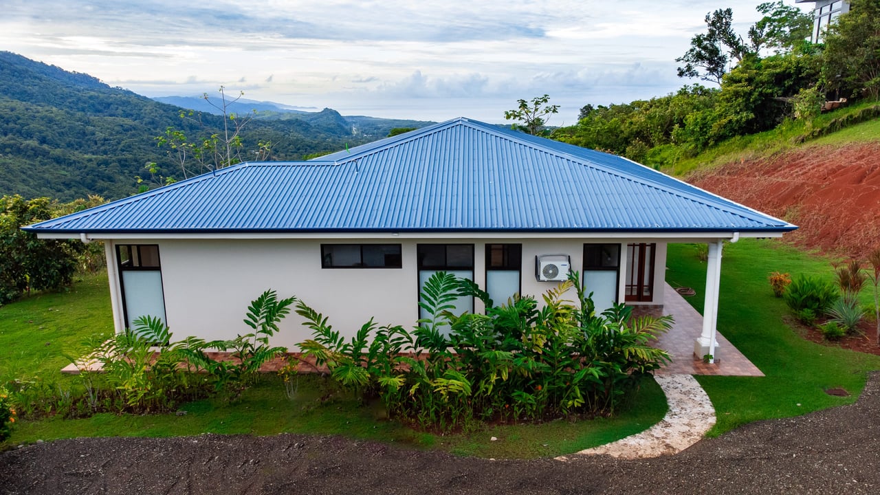 Move-In Ready Ocean View Home in the Hills of Portalon, South Pacific Coast