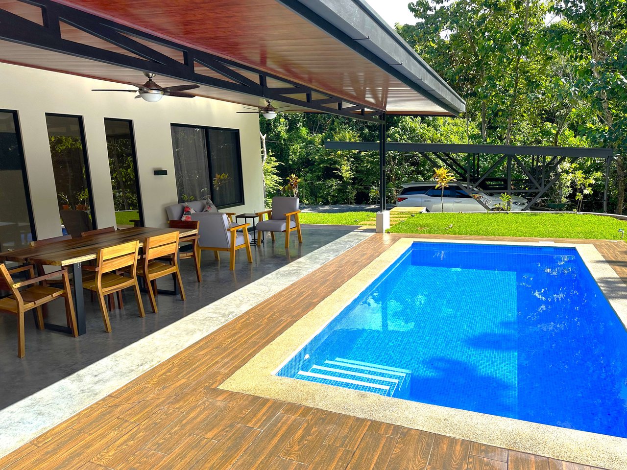 2-Bedroom, Brand New Modern House In Jungle Community On Calle Tucan.