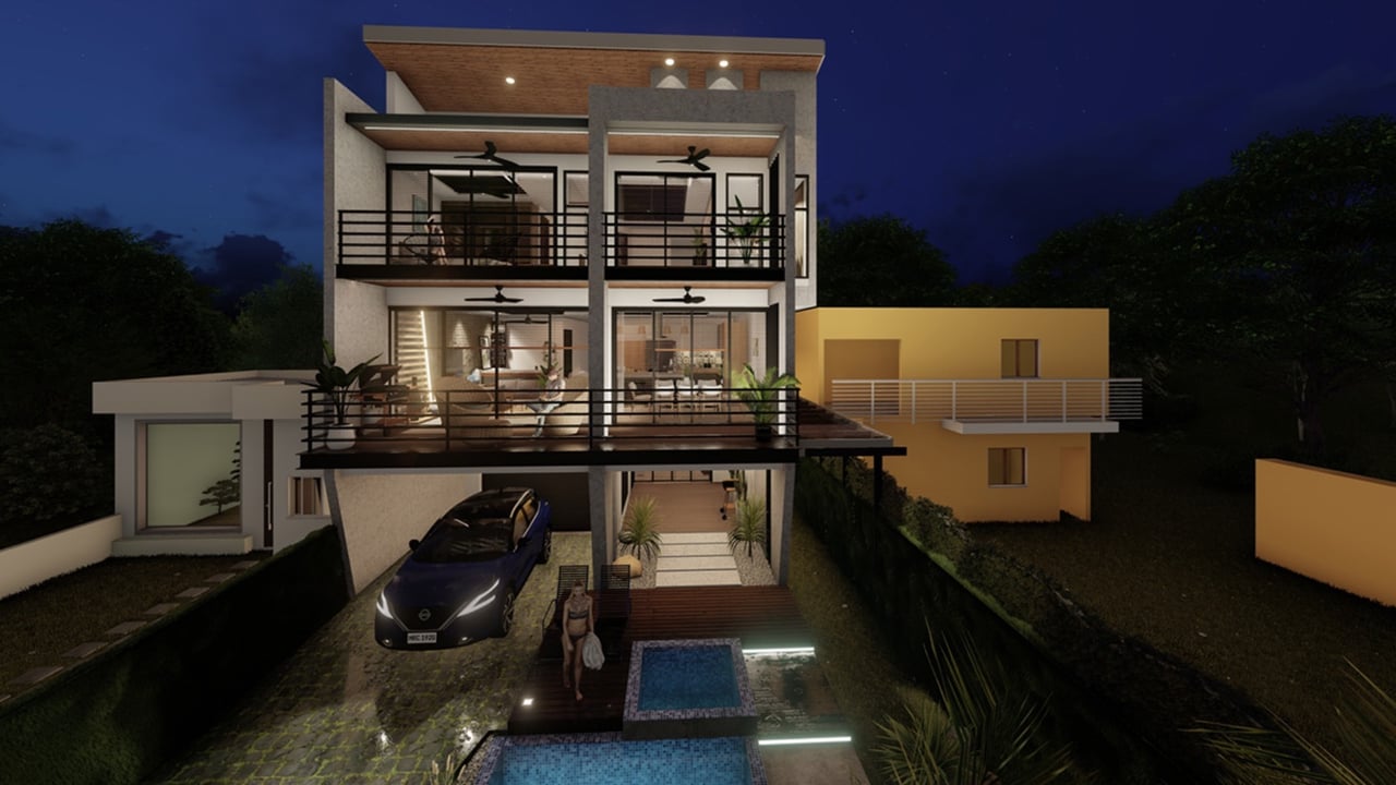 Modern Oceanfront Home Apartment, Jaco, Puntarenas