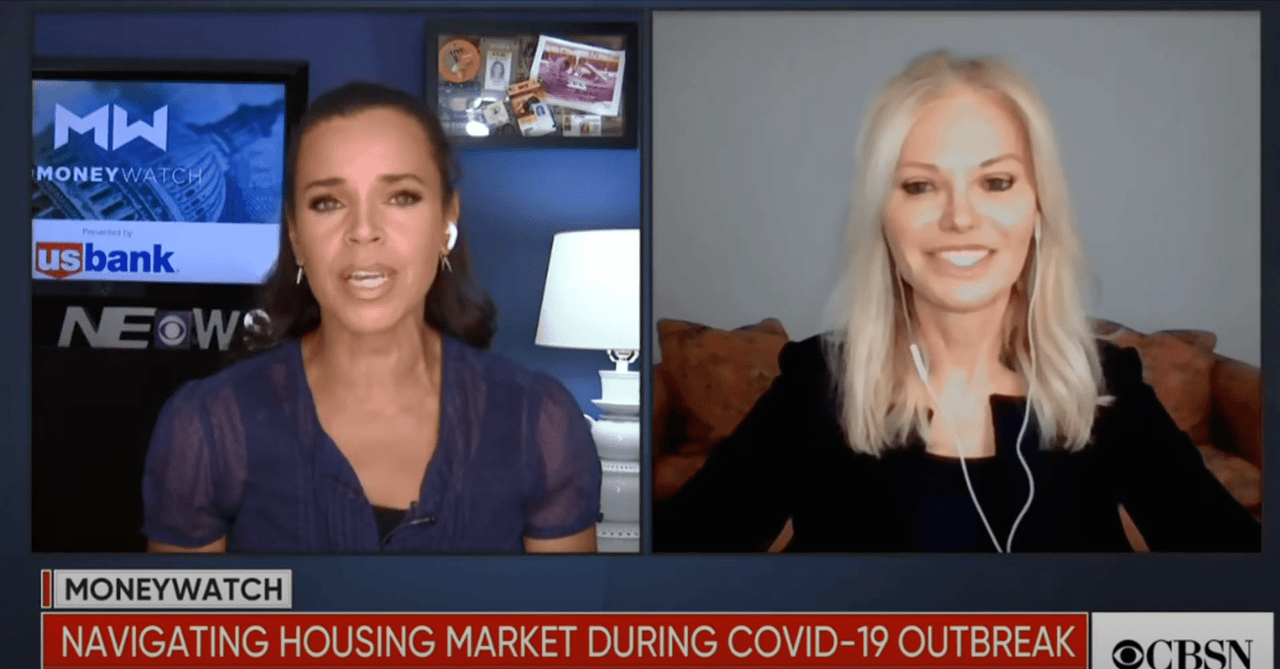 My CBSN Interview On Market Watch - Navigating the Housing Market During the Pandemic