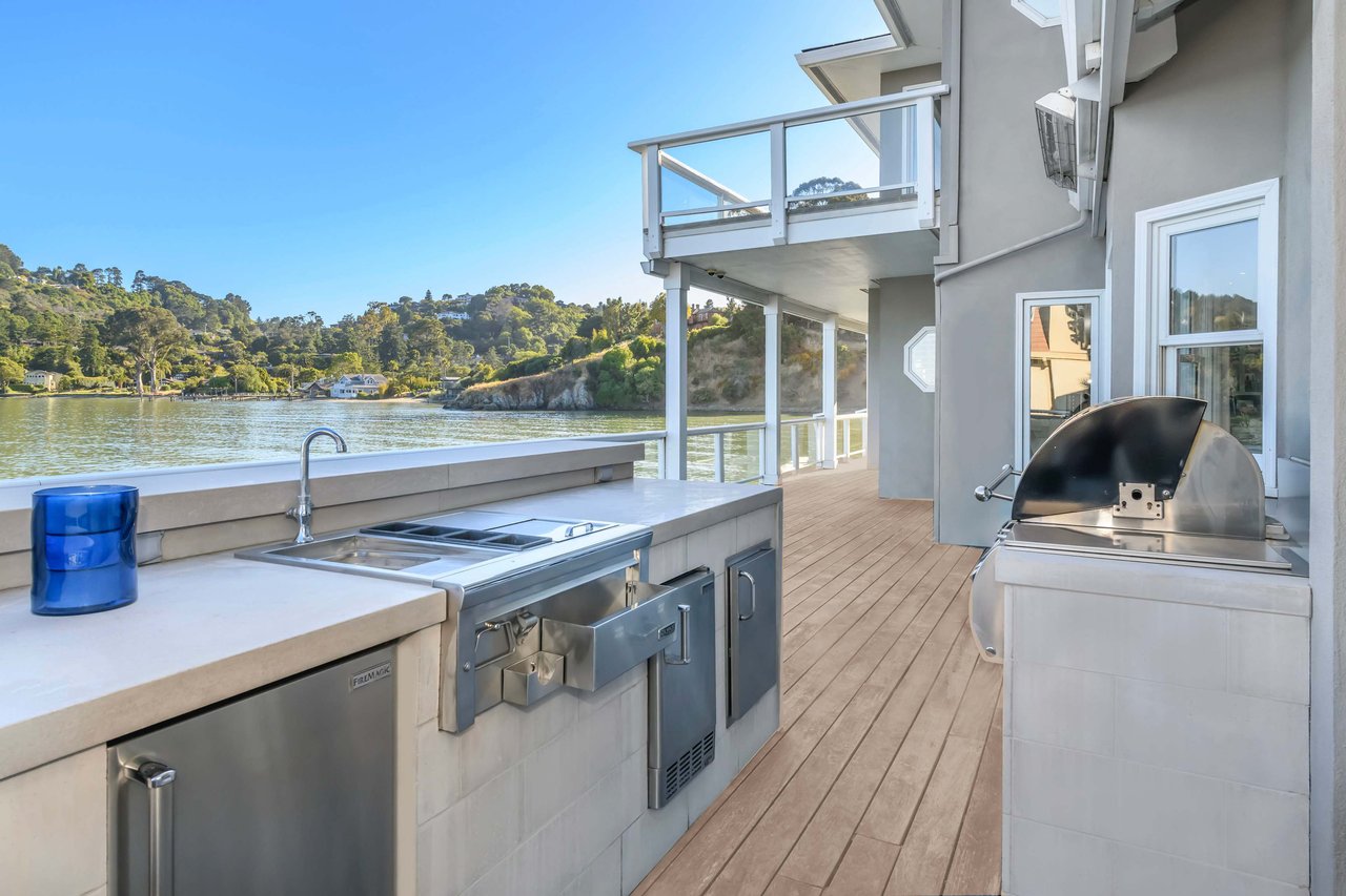 Exquisite Waterfront 'Smart Home' on Flat, Gated Street