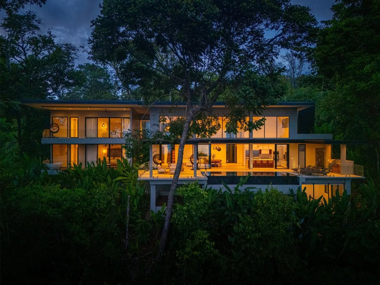 Whale Tail View Ridgetop Home, Uvita, Puntarenas