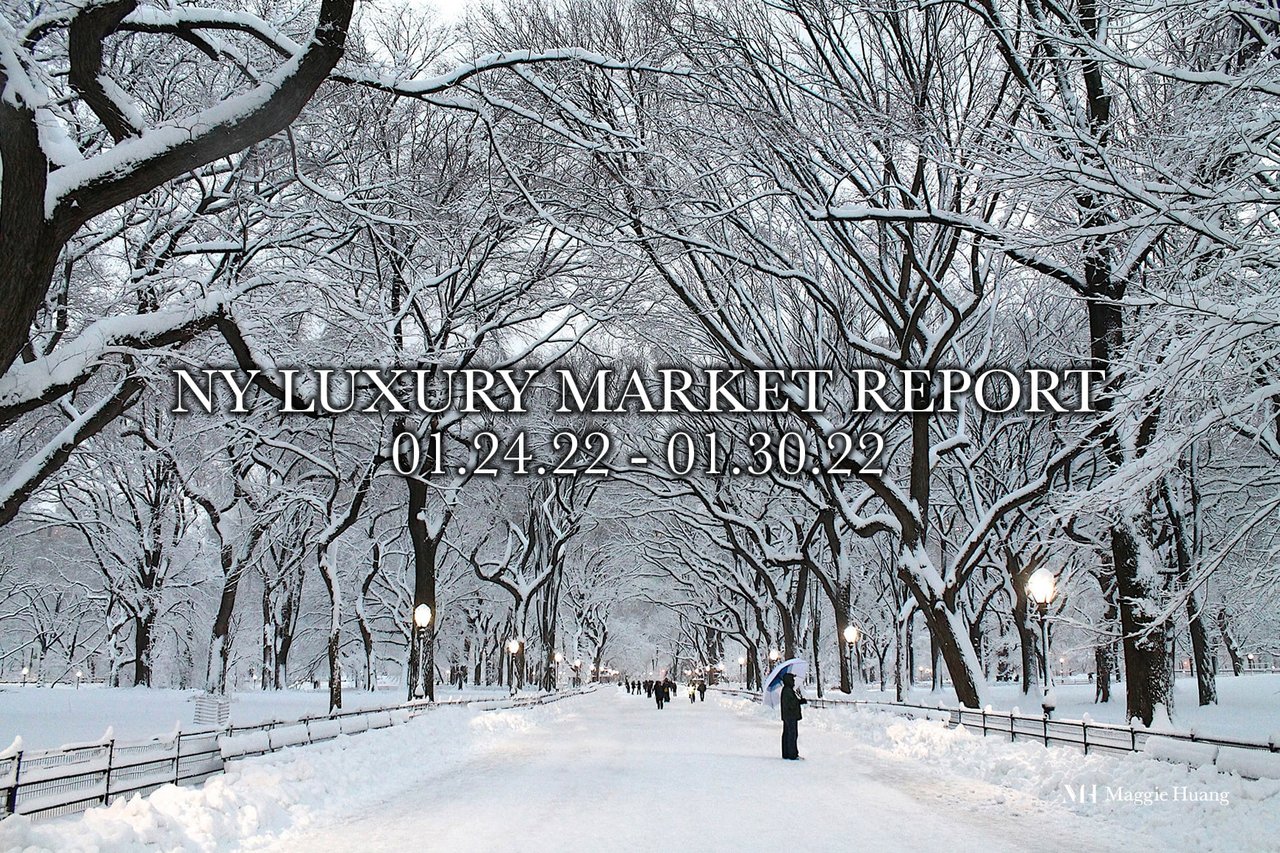 [NY Luxury Market Report: 01/24 – 01/30/2022]