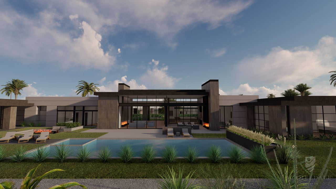 Luxury modern estate with resort like backyard in Paradise Valley Arizona