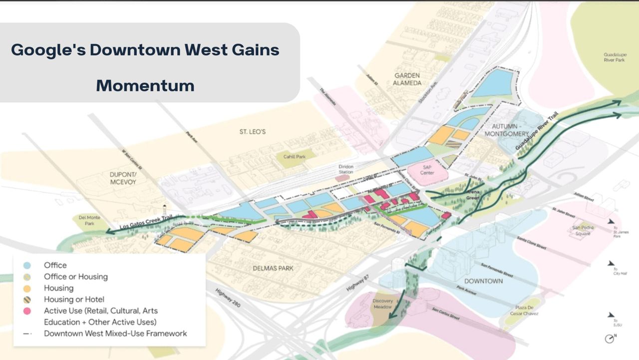 Google's Downtown West Gains Momentum