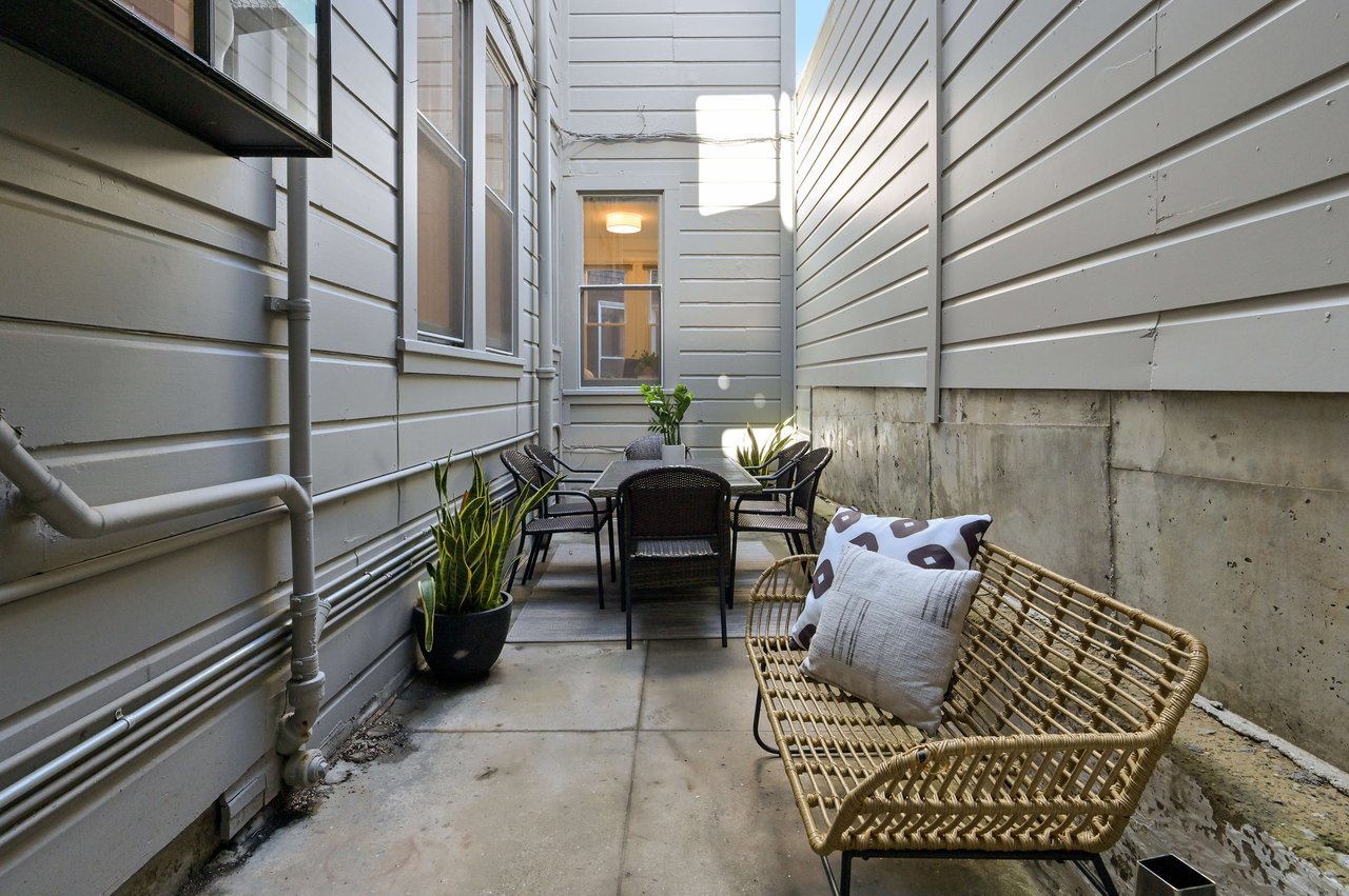 Courtyard Home in Coveted Cow Hollow