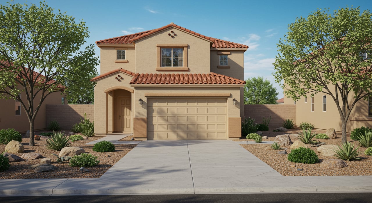 4 Bedroom, 3 Bathroom Home in Ironwood Village With City Lights and Mountain Views