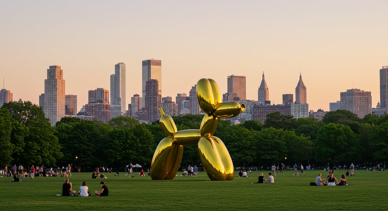 Jeff Koons and Snapchat Partner in Augmented Reality Project