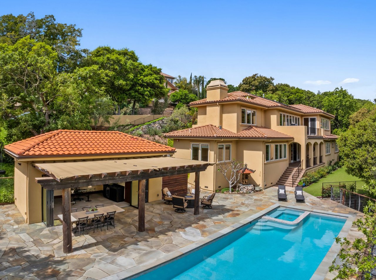 Exceptional Private Oasis on One-Acre Lot