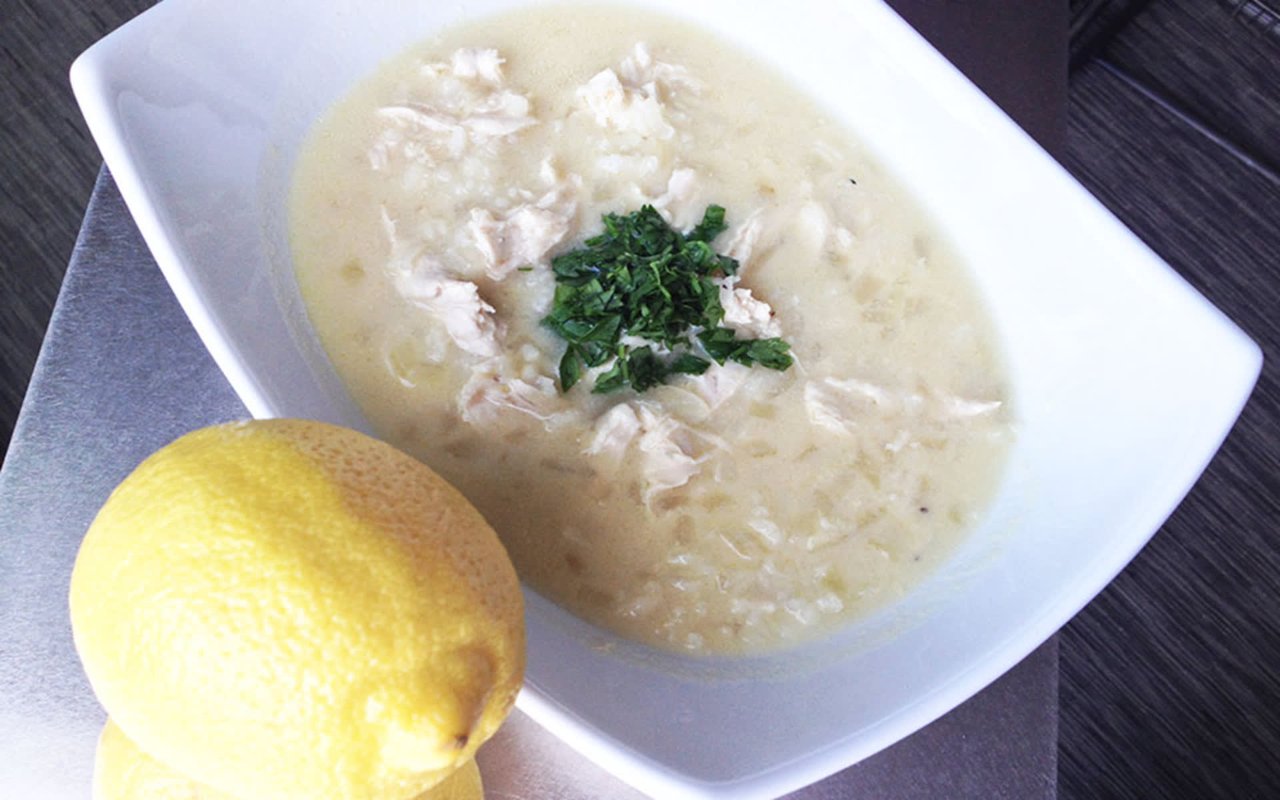 Avgolemono-Chicken-Lemon Greek Soup