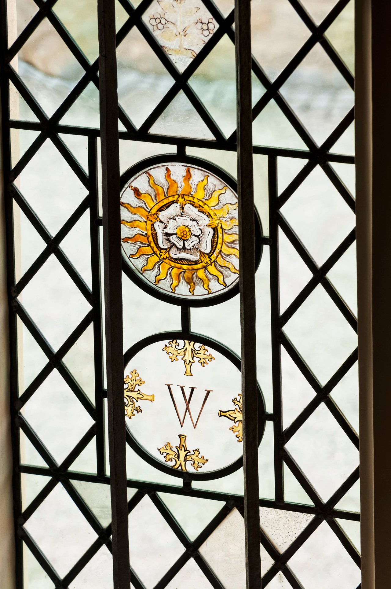 medieval stained glass dinton hall