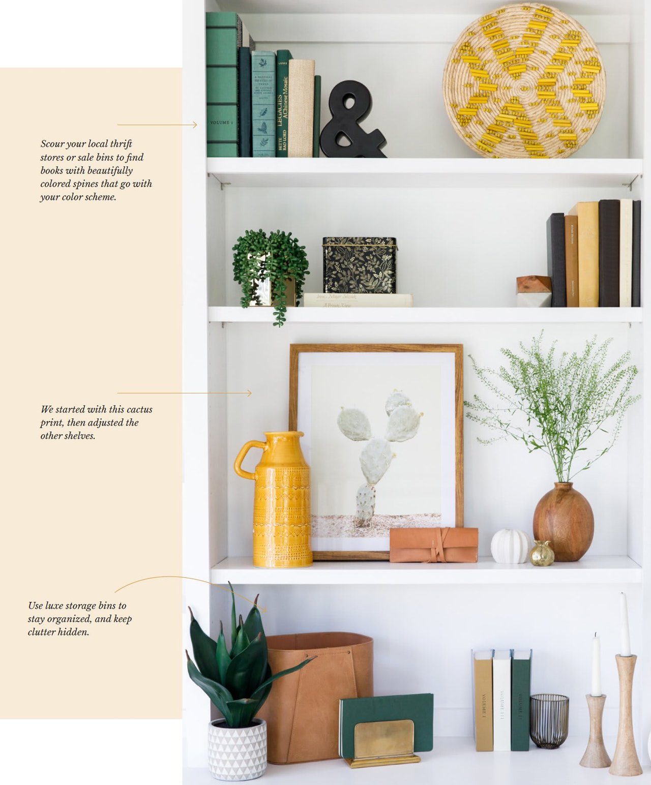 How to Style Your Bookshelves