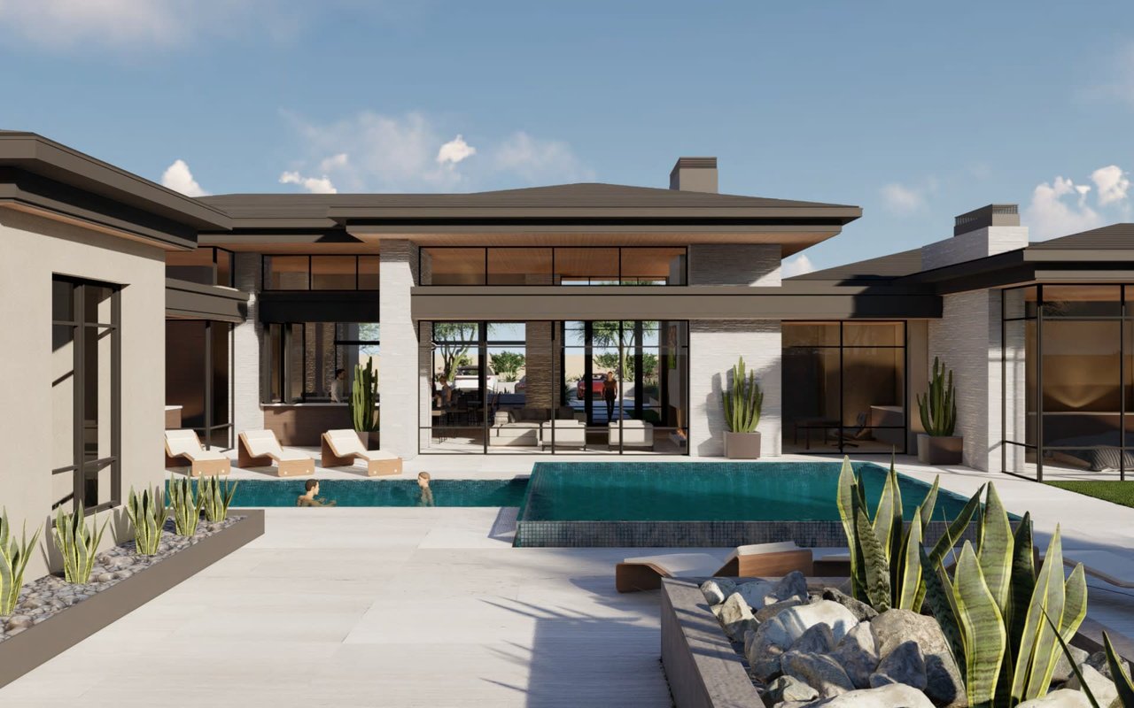 Modern custom home in Arizona by award-winning builder