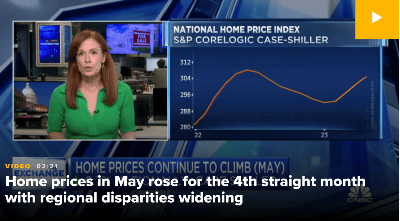 REAL ESTATE Home prices continue to climb with ‘striking’ regional differences, says S&P Case-Shiller