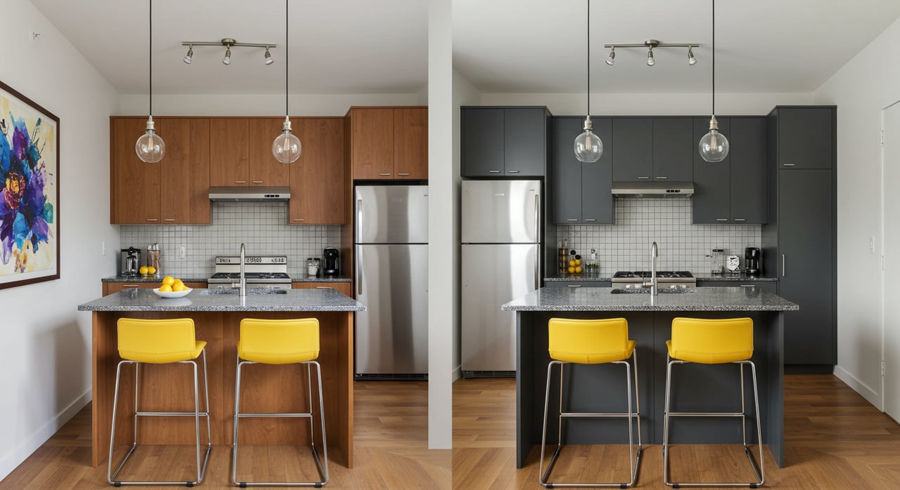 Day Dreaming | Charcoal Grey Kitchen