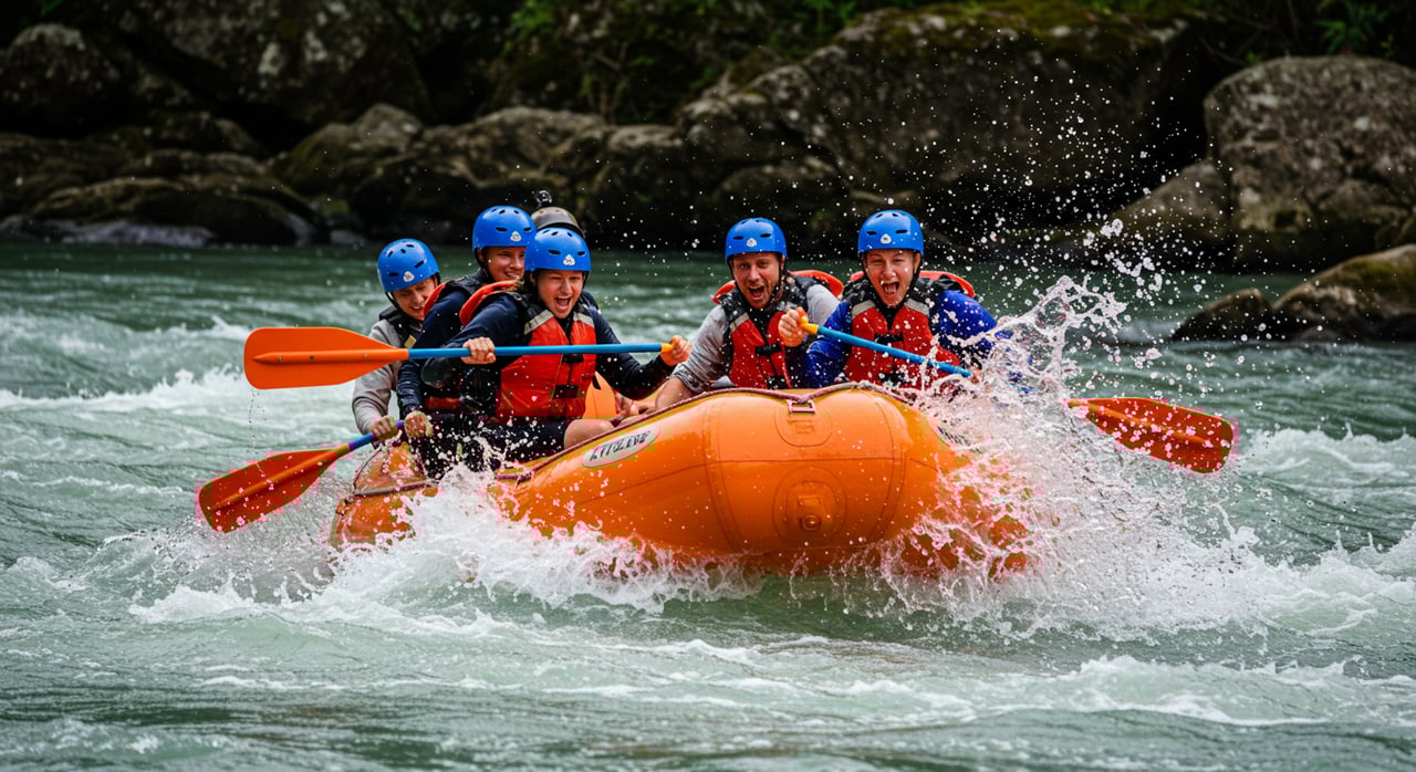 White-Water Rafting: Experience The Thrill Of White-Water Rafting On The Nearby Rivers