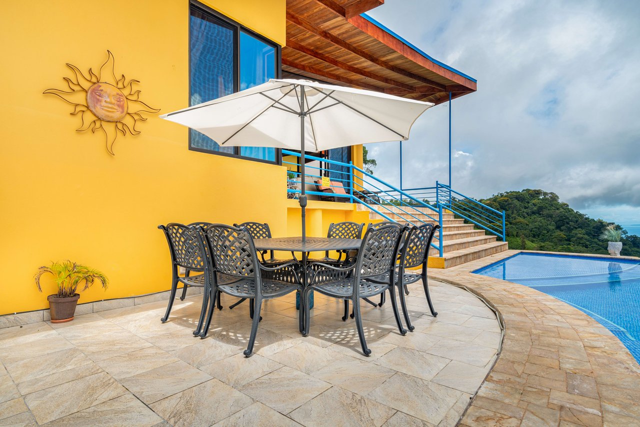 Luxury Ocean View 4-Bedroom Villa For Sale Overlooking the Village of Ojochal