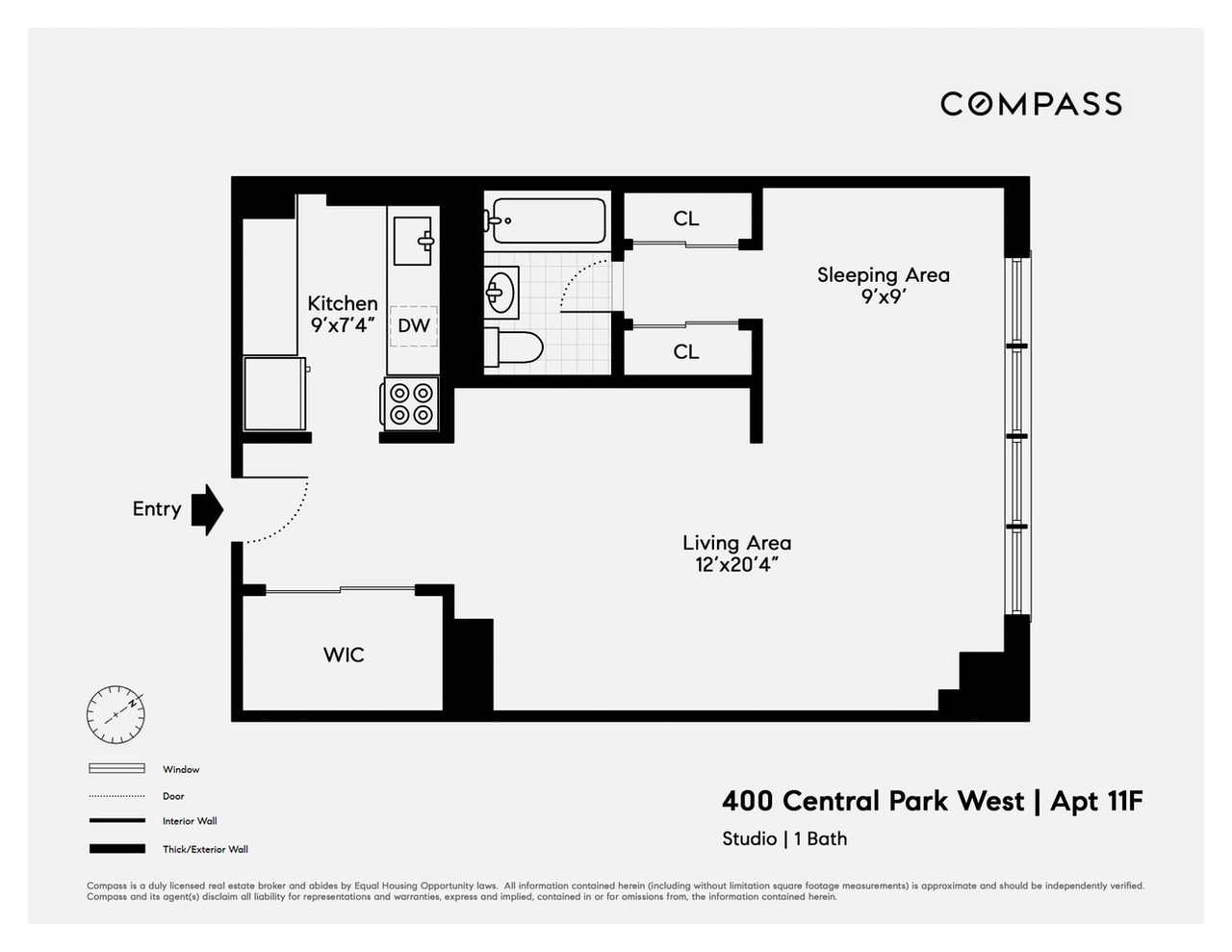 400 Central Park West, 11F