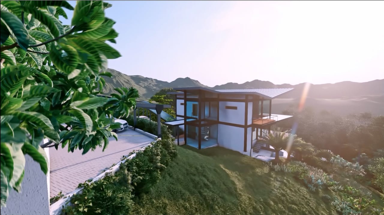 Contemporary Jungle View Villa, Dominical, Puntarenas