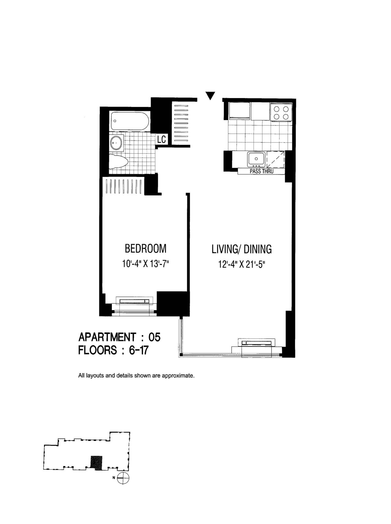 2 Gold Street, Apt 805