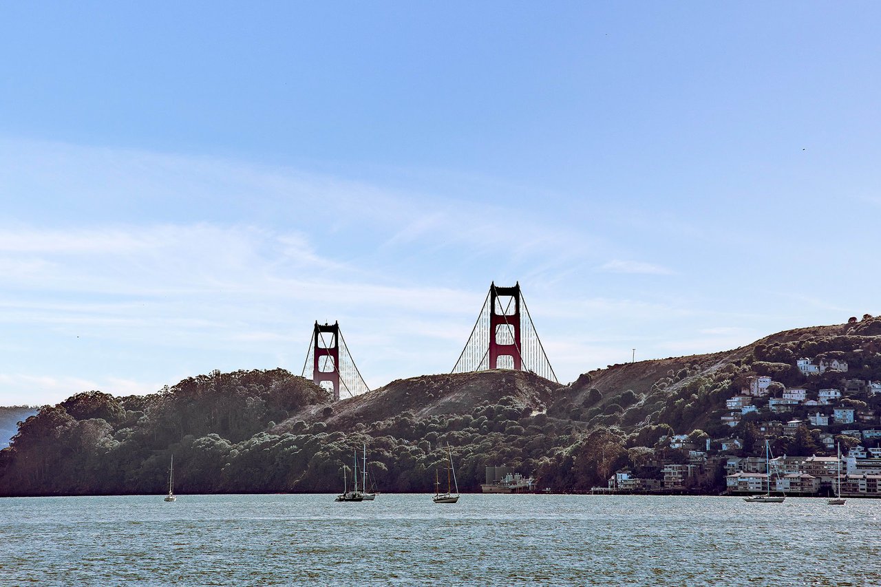 Waterfront Golden Gate View Home with Private Pier- Represented Buyer