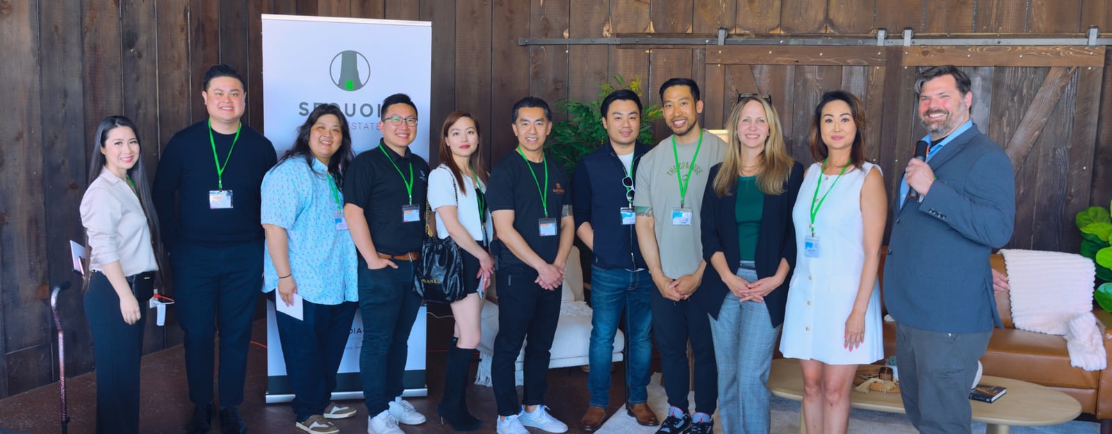 Austin Cheng, event speakers, and guests at the InvestNow Social Club educational seminar