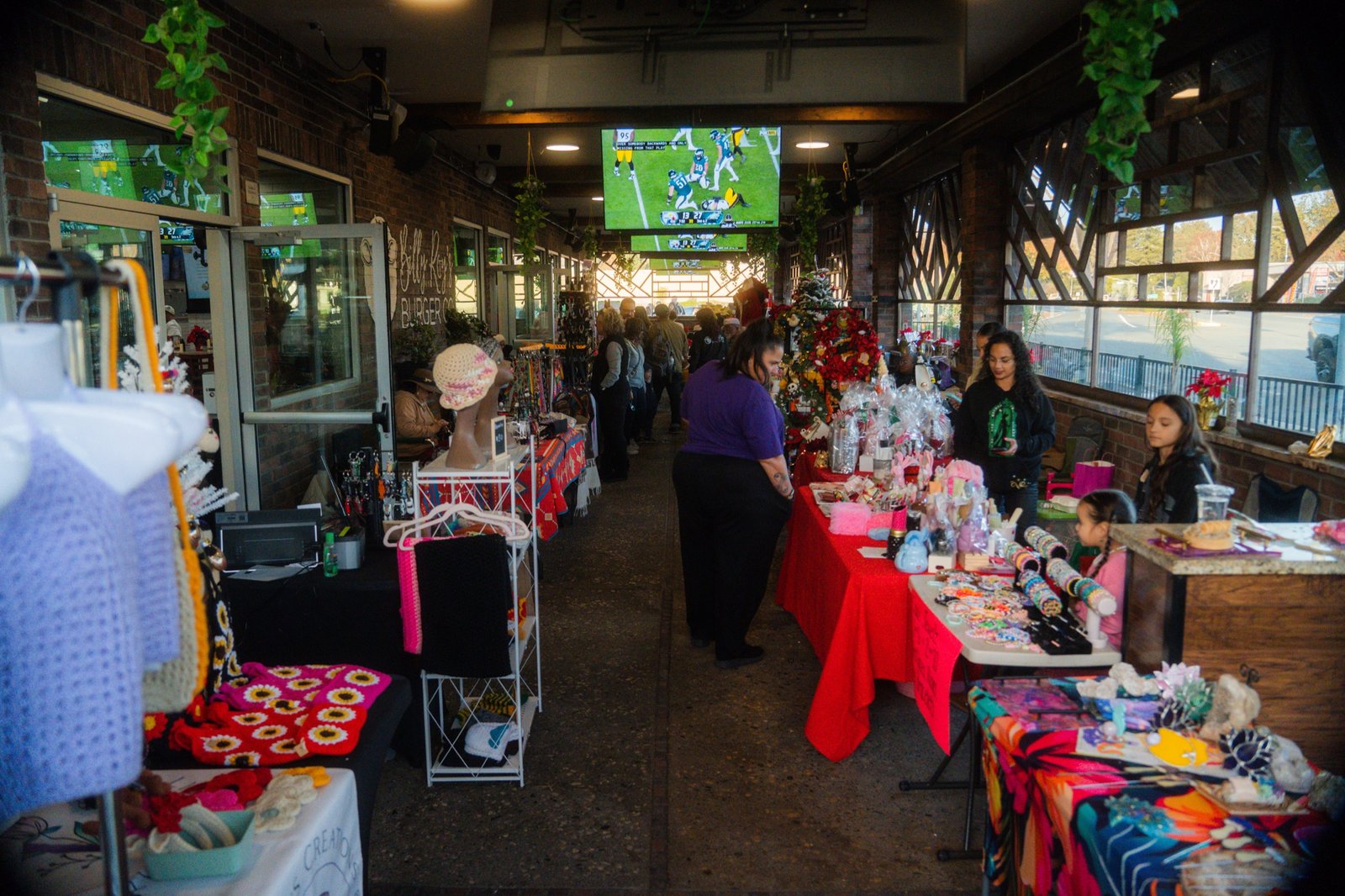 Local makers and small businesses at the Fremont Jingle holiday market