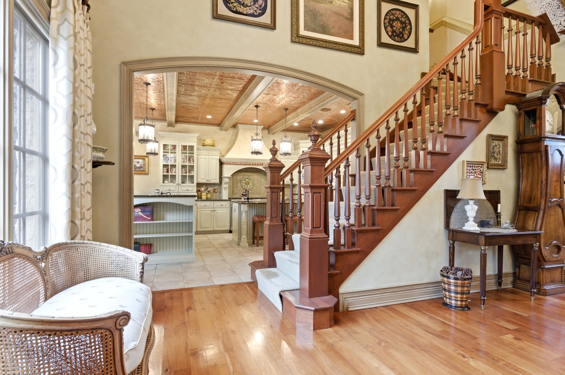 French Country Manor Home