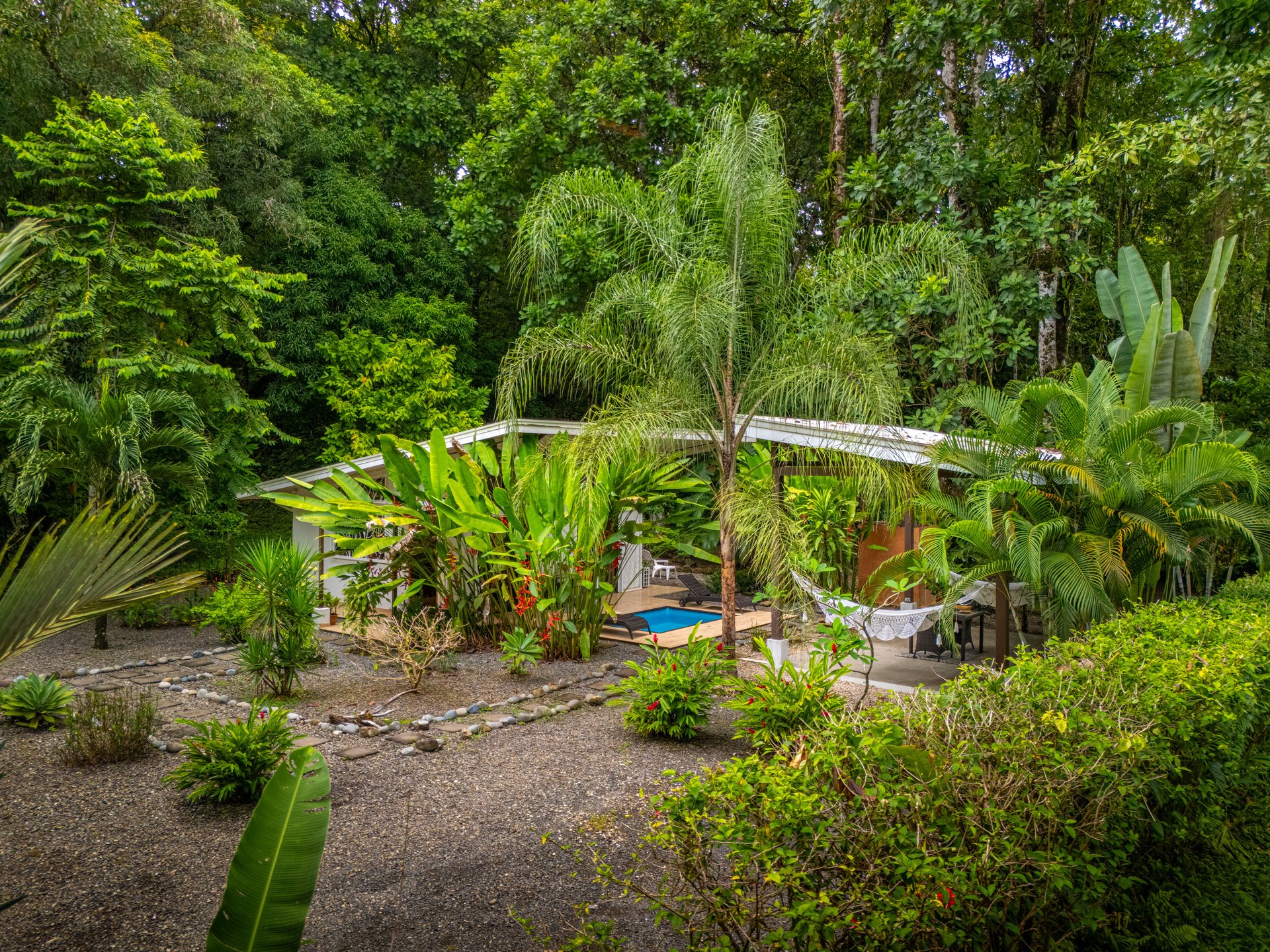 Tropical Modern Casita on ½ Acre / Saltwater Pool / Expansion Potential