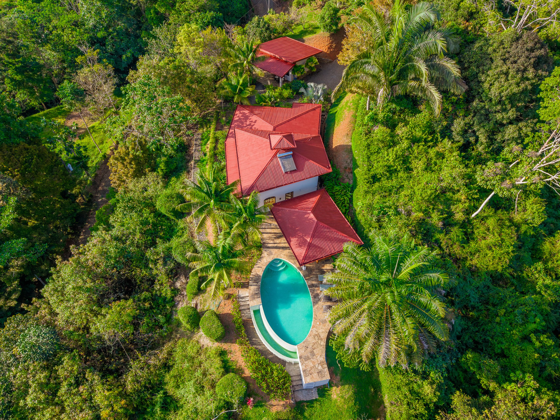 Sunset Ocean View Home on 2.6 Acres Platanillo