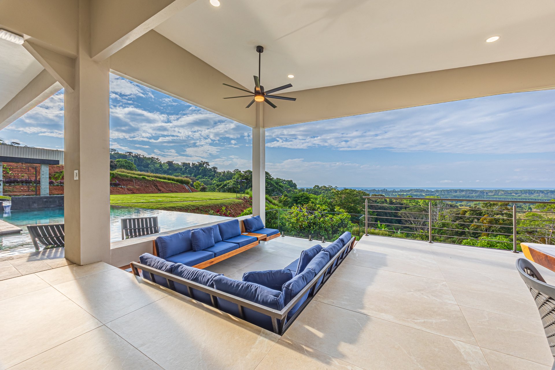 4 ACRES – 3 Bedroom Home “The Crystal Shire” With Wide Ocean View, Creek, Solar Power, Fine Craftsmanship, Self Sufficiency!!
