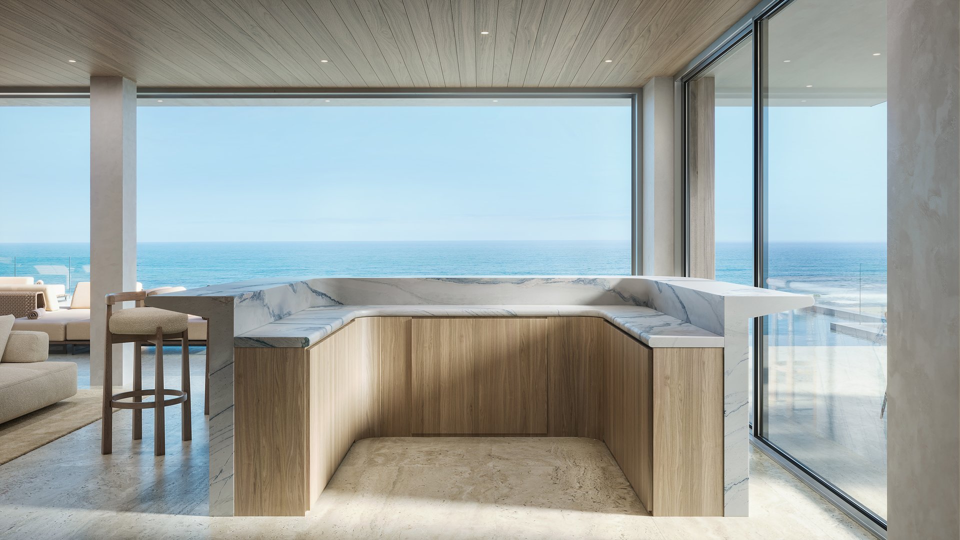 Oceanfront New Design+Build in Bridgehampton