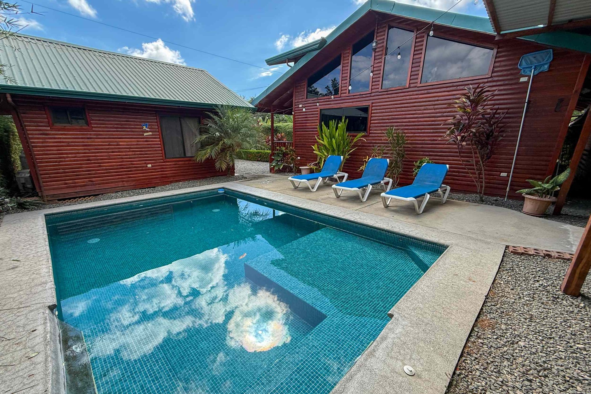 Unique Income Producing Home with 3-Bedrooms plus 1-Bedroom Cabin & Pool in Walk-to-Beach Location in Bahia near Uvita Costa Rica