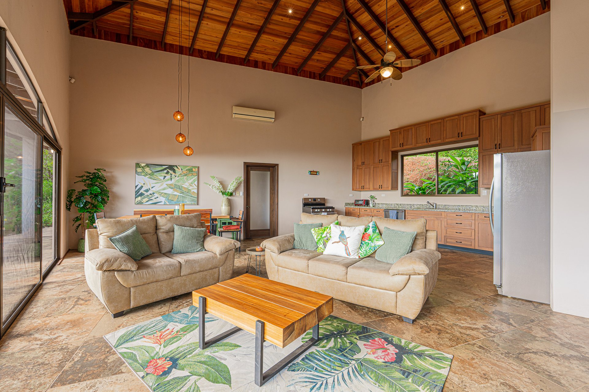 Sunset Ocean View Home on 2.6 Acres Platanillo