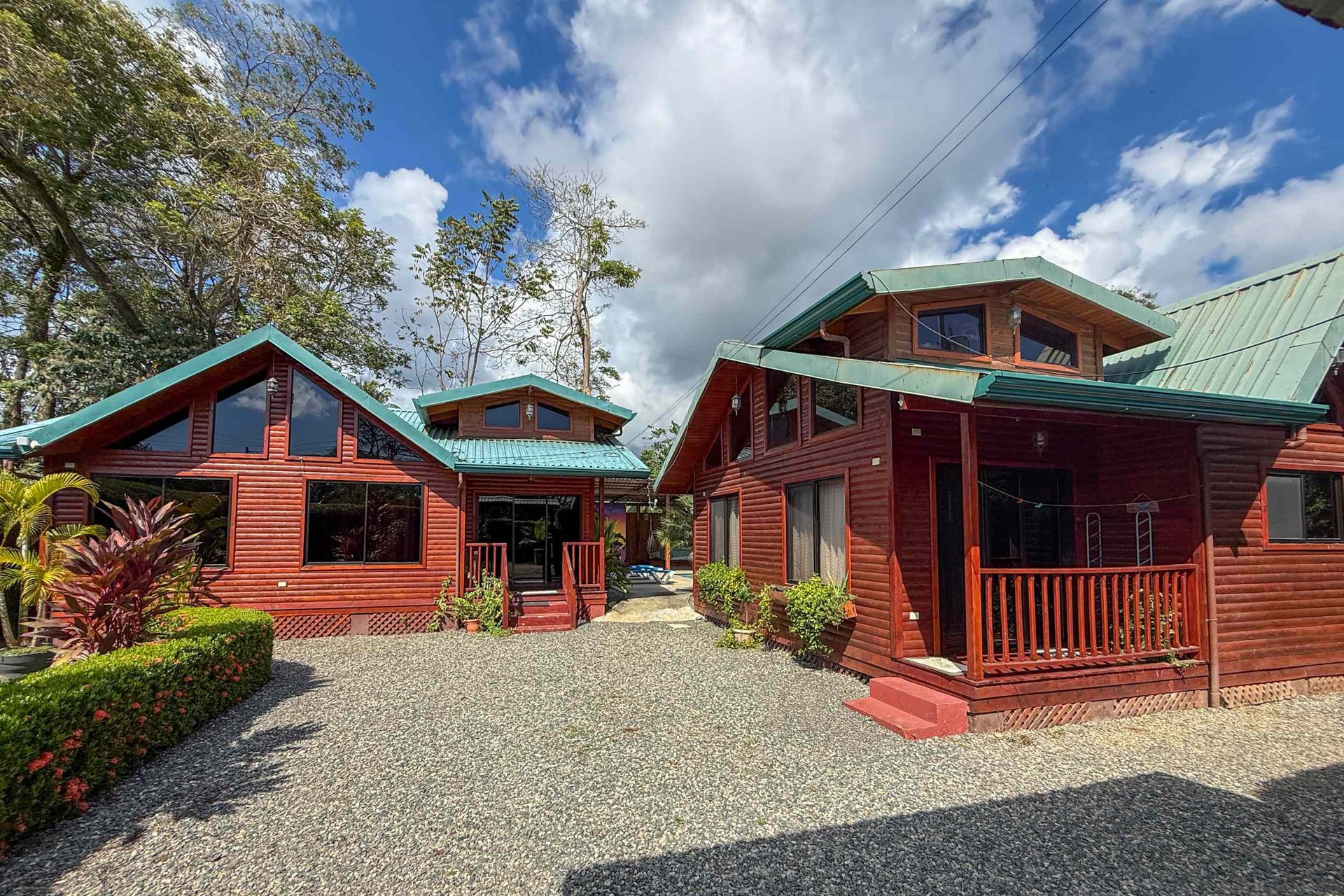 Unique Income Producing Home with 3-Bedrooms plus 1-Bedroom Cabin & Pool in Walk-to-Beach Location in Bahia near Uvita Costa Rica