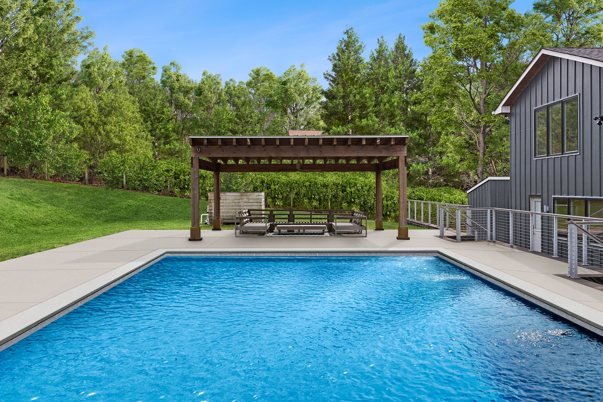 Expertly Re-Imagined Mid-Century Retreat in Sag Serene