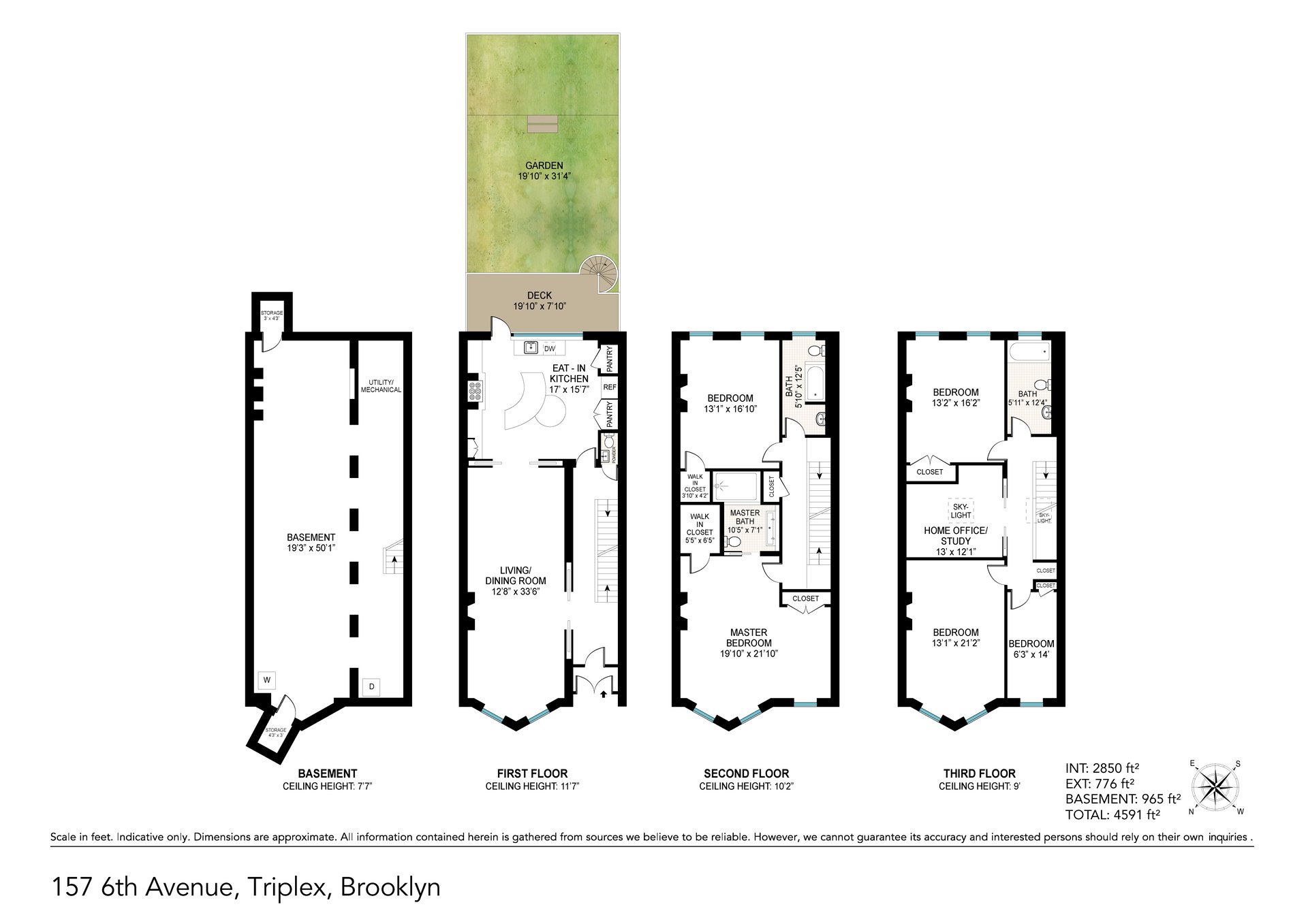 157 6th Avenue UPPER/TRIPLEX