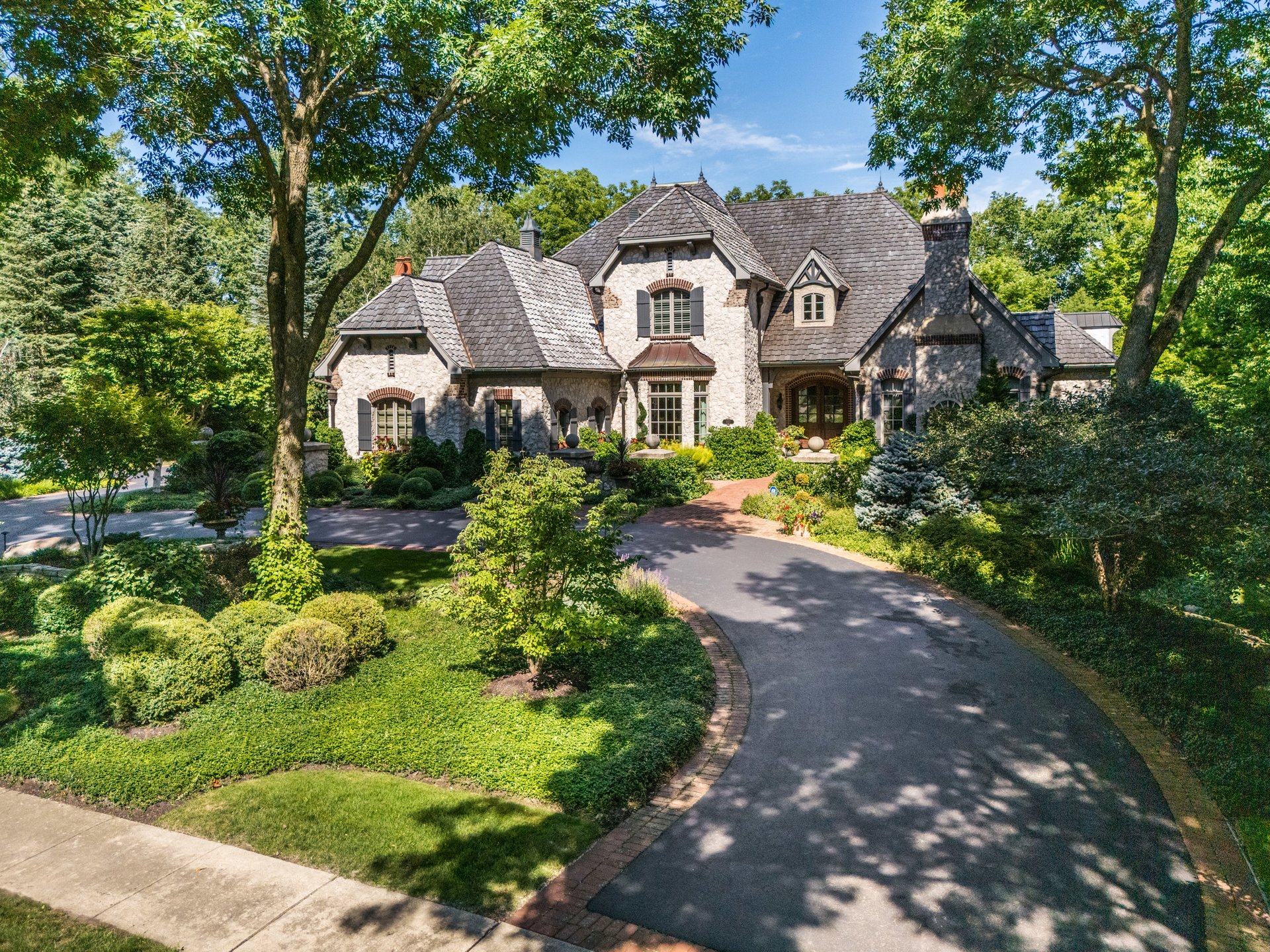 French Country Manor Home