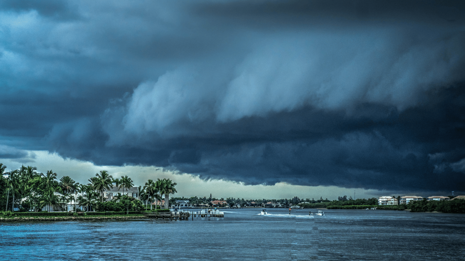 Miami hurricanes and tropical storms affecting South Florida coastline and residential areas