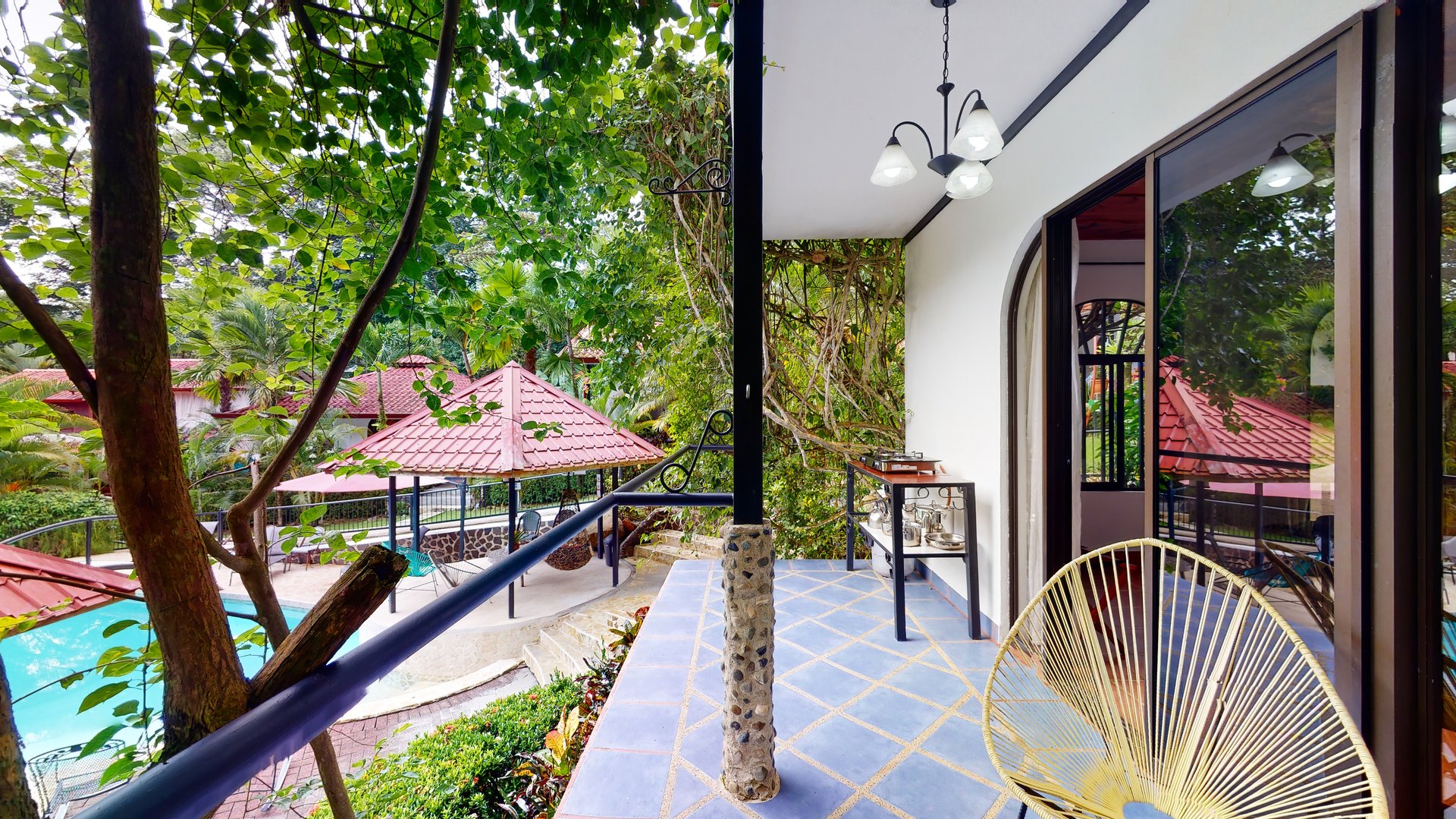 2.86 ACRES – Riverside Retreat with 6 Villas, Owner Suite, Saltwater Pool & Yoga Deck!!!