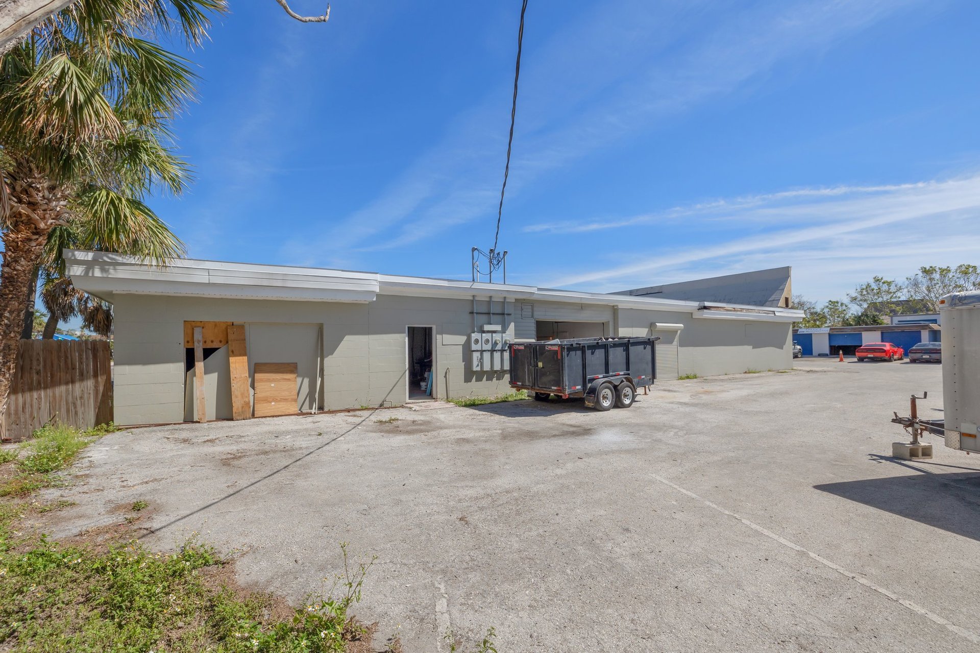 Warehouse, retail, multifamily property