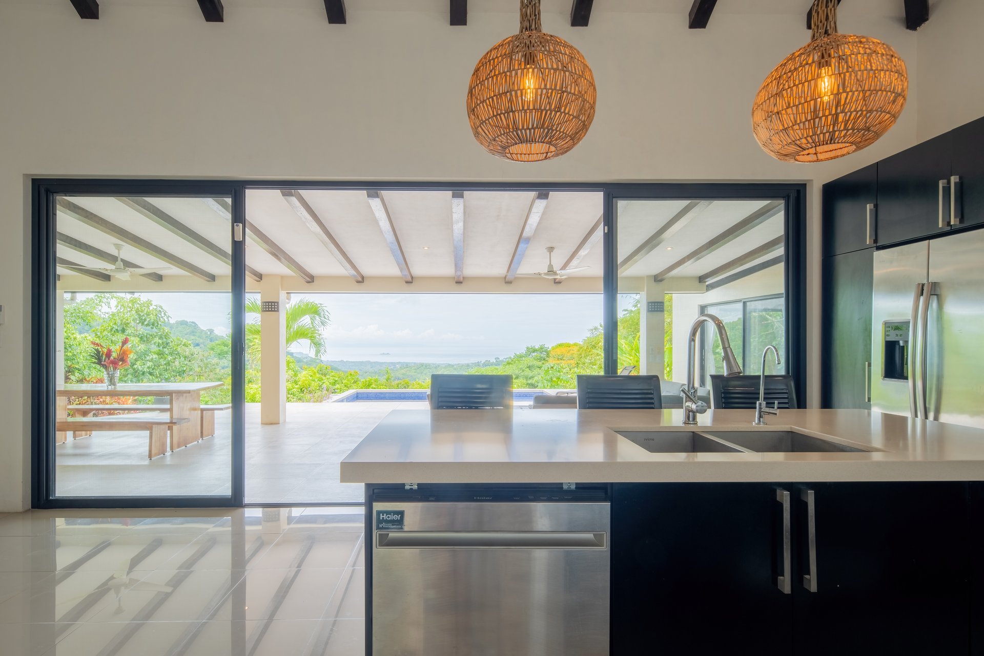6.45 ACRES – 3 Bedroom Luxury Ocean View Home Surrounded By Vibrant Rainforest And Wildlife!!!