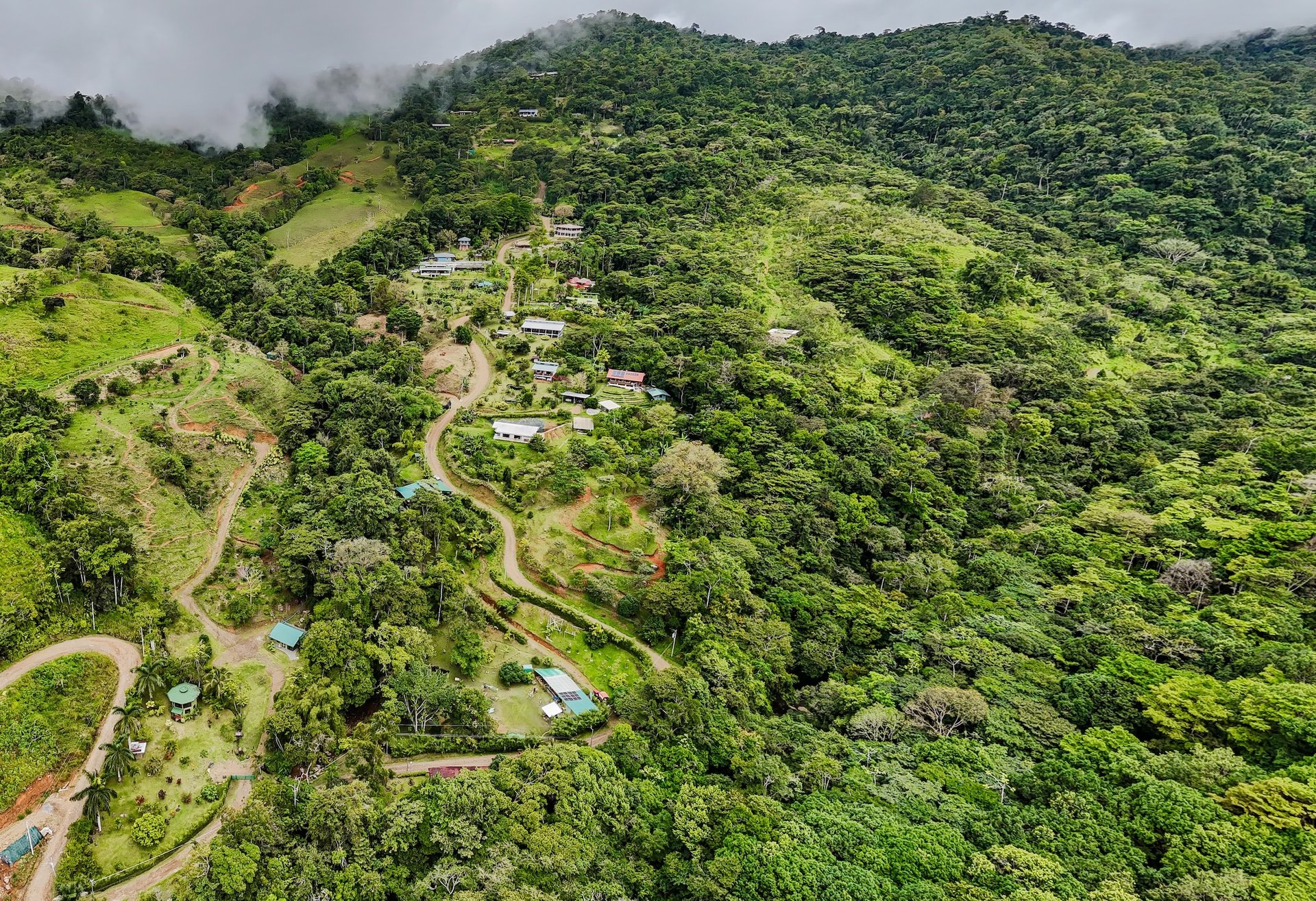 Self-Sustaining Mountain Estate for Sale in Costa Rica – 7.63 Acres with Waterfall, River & Multiple Homesites