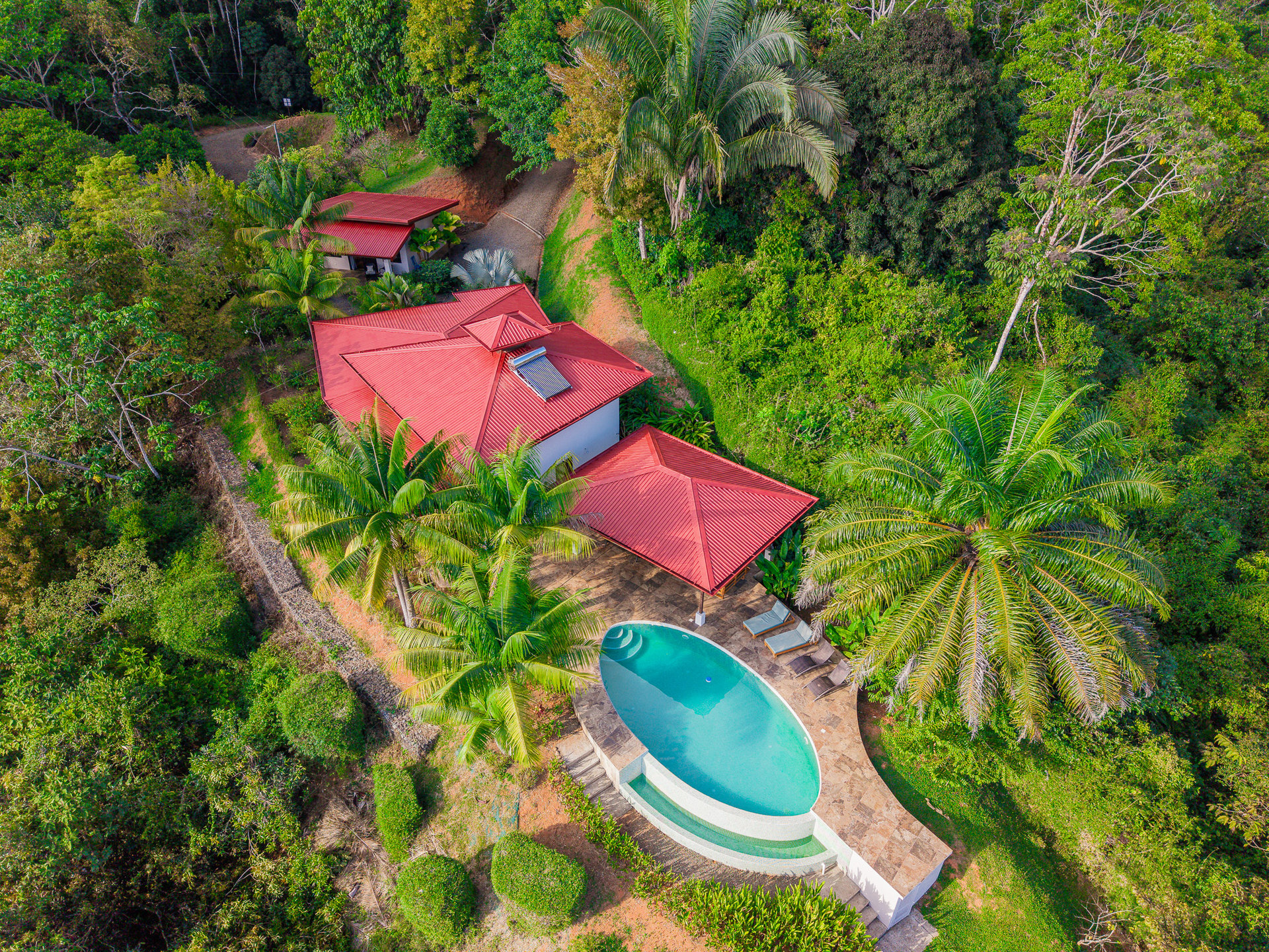 Sunset Ocean View Home on 2.6 Acres Platanillo