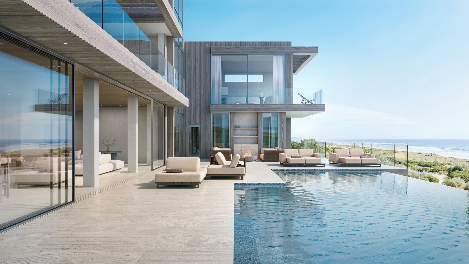 Oceanfront New Design+Build in Bridgehampton
