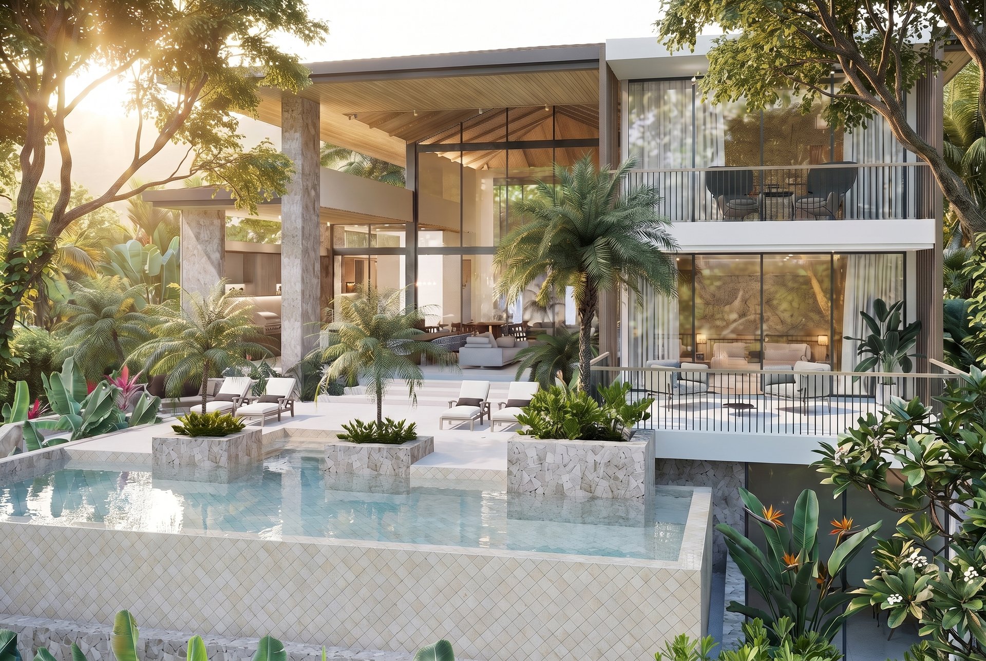 Villa Akari | Contemporary Golf Course Home in Reserva Conchal