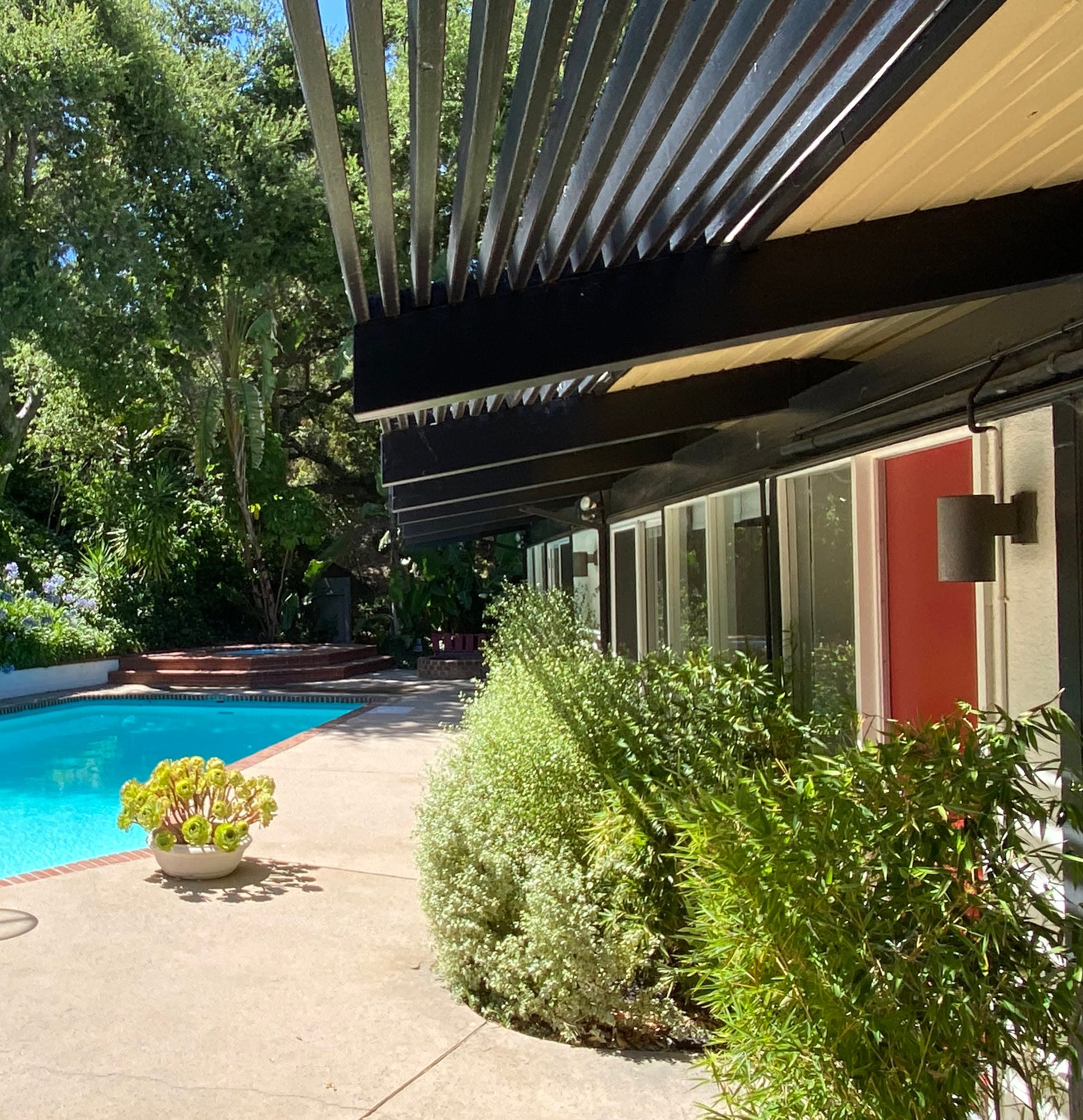 Architectural Mid Century Richard Dorman FAIA, Strum House #1 FAIA in Encino Hills