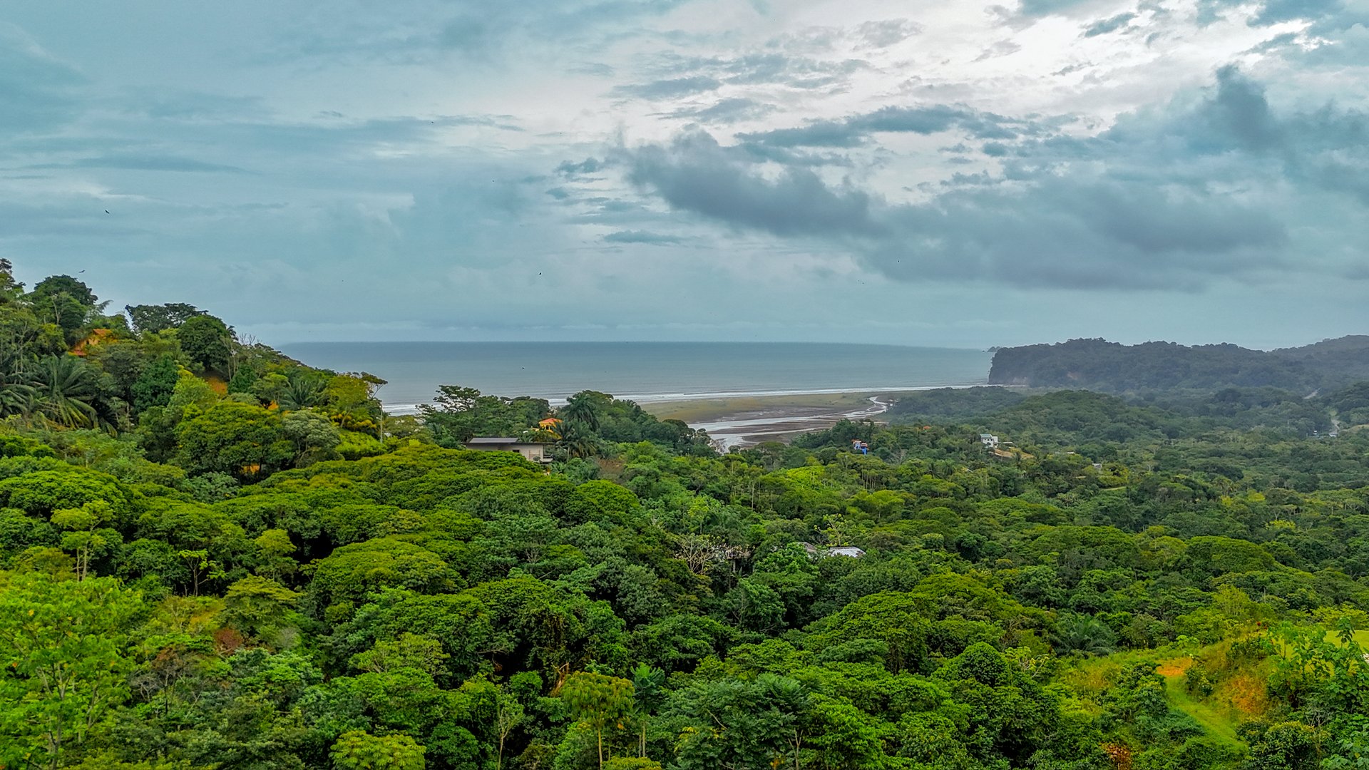 Ocean View Home for Sale in Ojochal with Pool & Jungle Views