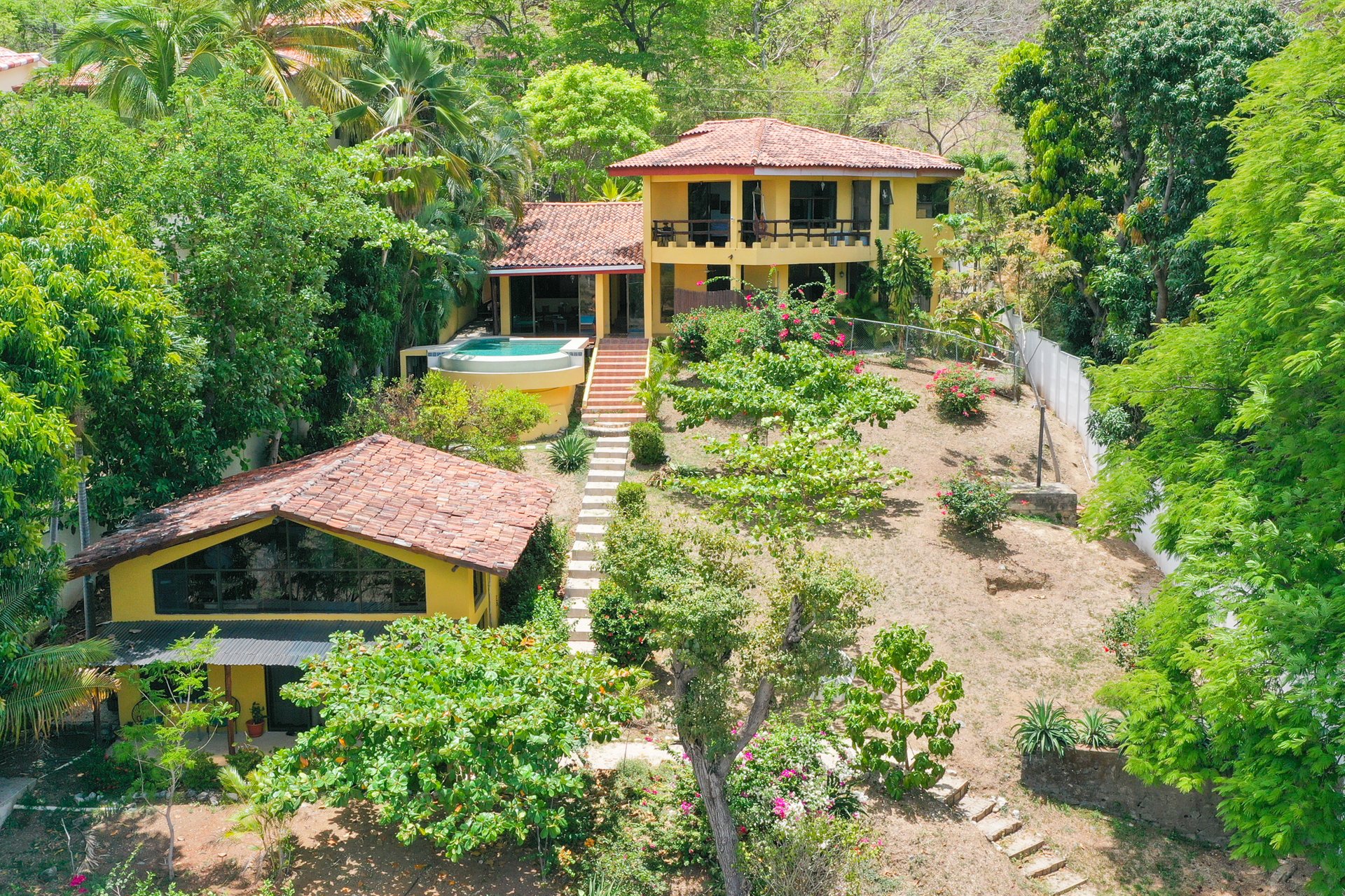 Casa Marazul | Ocean-View 5-Bedroom Home with Guest House & Infinity Pool near Playa Prieta